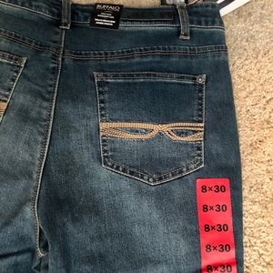 Buffalo Mid-Rise Straight Leg Jeans - 8x30